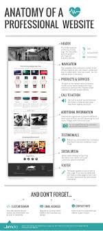 Anatomy Of A Professional Website Infographic Business Web Design Web Design Tips Digital Marketing