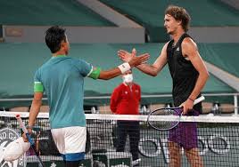 Suo padre aleksandr michajlovič, ex tennista che rappresentò l'urss in coppa davis, è stato il suo primo allenatore, mentre sua madre irina vladimirovna fateeva era tennista e allenatrice anch'ella. Tennis Zverev Beats Kei Nishikori To Reach French Open Qfs The Mainichi