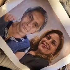 Custom Hand Painted Family Portrait: Oil Painting From Photo