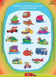 Dengan belajar mewarnai, kreativitas dan imajinasi siswa akan semakin berkembang. Mengenal Nama Nama Alat Transportasi Laut Ebook Anak