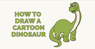 Start by drawing a rectangle that doesn't quite connect in the bottom right corner. How To Draw A Cartoon Dinosaur Easy Step By Step Drawing Guides