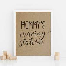 Mommy S Craving Station Baby Shower Food Signs Etsy In 2021 Baby Shower Food Station Baby Shower Food Baby Shower Dessert Table