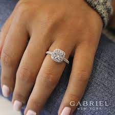 Gabriel Co Lyla 14k White Gold Round Diamond Semi Mount Er6872w44jj Dream Engagement Rings Beautiful Engagement Rings Wedding Ring Cushion