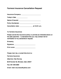 Download a free cancellation of insurance policy letter or preview more cancellation letters. Insurance Cancellation Form Fill Out And Sign Printable Pdf Template Signnow