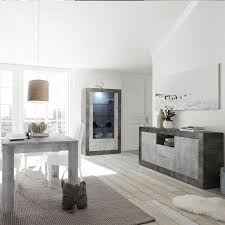 Ses pieds en verre enchâssés dans le plateau aspect béton créent une forme géométrique originale qui ravira. Meuble Salle A Manger Moderne Salle A Manger Design