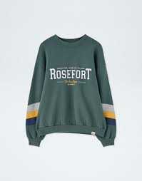 Sweatshirt Mit Farbblocken Am Armel Pull Bear Svetsortler Erkek Sweatshirt Elbise Kol Modelleri
