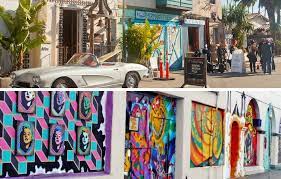 There are so many fun places to check out its hard to name any specific ones, but i would highly recommend. Funk Zone Mural Santa Barbara Beautiful