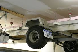 Garage bicycle storage pulley system miscellanous. Garage Trailer Lift Novocom Top
