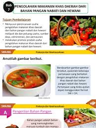 Bahan nabati adalah bahan makanan yang berasal dan diolah dari bahan dasar tanaman. Bab 7 Pengolahan Makanan Khas Daerah Dari Bahan Pangan Nabati Dan Hewani Pdf