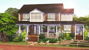 The sims 4 altara modern living residential lot designed by chemy available at the sims resource download a modern family home consists of a sunken kitchen and. Aveline Foster Family Farmhouse 5 Bedrooms 6 Sims 2