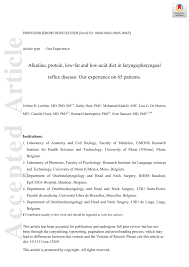 I also have ulcerative colitis and endometriosis. Pdf Alkaline Protein Low Fat And Low Acid Diet In Laryngopharyngeal Reflux Disease Our Experience On 65 Patients