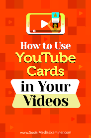 It is the best tool for creating brochures, flyers, business cards, ads, etc. How To Use Youtube Cards In Your Videos Social Media Examiner