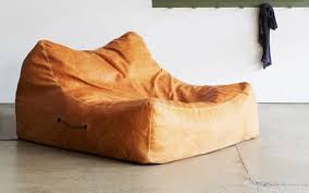 The Rouseabout Lifespacejourney Leather Bean Bag Wooden Dining Room Chairs Bean Bag Chair