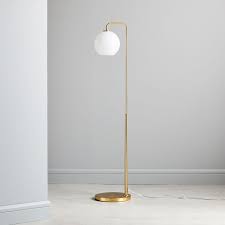 Sculptural Glass Globe Floor Lamp Clear In 2020 Globe Floor Lamp Glass Floor Lamp Glass Table Lamp
