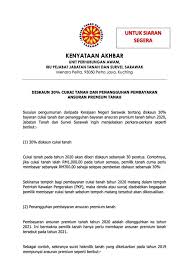 February 21, 2017 by rakyat. Tvs Diskaun 30 Cukai Tanah Dan Penangguhan Pembayaran Facebook
