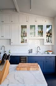 Remodelaholic 4 Features That Date A Kitchen Blue Gray Kitchen Cabinets Buy Kitchen Cabinets Kitchen Trends