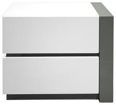 Maybe you would like to learn more about one of these? Seville White Modern Right Facing 2 Drawer Nightstand Contemporary Nightstands And Bedside Tables By Furniture Import Export Inc Seville Right Facing Nightstand Houzz
