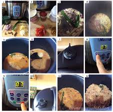 2 cup beras basmathi, 2 cup air, 1/2 cup susu evaporated, 2 sdm pasta tomat, 1/4 buah tomat, potong dadu, 1 sdm mentega, 1 sdm minyak, secukupnya garam, secukupnya kaldu bubuk, 3 siung bawang merah, 2 siung bawang putih, 1 ruas jahe, 1 ruas kayu manis, 3 buah cengkeh. Istimewanya Bidadari Resepi Nasi Tomato Noxxa