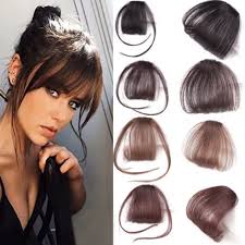 Luckily for us all, there is a simple way to give yourself a new style without having to get a completely new cut. New Thin Air Neat Wispy Bangs Real Remy Human Hair Clip In Fringe Front Hairpiece Air Bangs Remy Human Hair Extensions Clip Clips Aliexpress