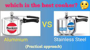Aluminium Vs Stainless Steel Pressure Cooker Advantage Of S S Pressure Cooker Youtube