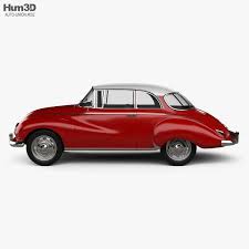 3d Model Of Auto Union 1000 S Coupe De Luxe 1959 Auto 3d Model Car
