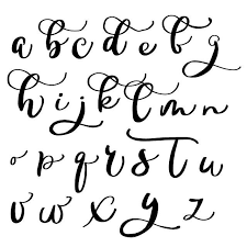 Build a solid foundation of forming letters with traditional handwriting: Bounce Lettering Procreate Brush Ipad Pro Digital Calligraphy In 2021 Lettering Alphabet Lettering Alphabet Fonts Lettering