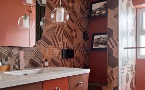 When brainstorming bathroom decorating ideas for art, think beyond a canvas print. 9 Beautiful Bathroom Tile Design Ideas Beautiful Homes