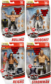 Chris jericho a little bit of the bubbly ringside exclusive figure set * hand signed *signed by le champion in orlando fl Wwe Elite Top Picks 2020 Complete Set Of 4 Wwe Toy Wrestling Action Figures By Mattel Includes Braun Strowman Ricochet Seth Rollins Roman Reigns