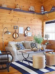 Captivating mission style living room room. Navy Blue Living Room Nautical Motif Google Search Coastal Decorating Living Room Cottage Style Living Room Cabin Living Room