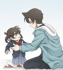 I M Not Usally In To Genderbending But This Is Adorable Conan And Ran Genderbent Detective Conan Ran Detective Conan Detektif Conan