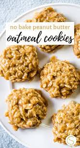 No Bake Oatmeal Cookies Recipe Baking Recipes Cookies Peanut Butter Oatmeal Cookies Easy No Bake Cookies