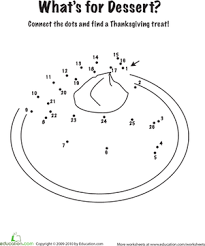 Download Dot To Dot Dessert Worksheet Education Com
