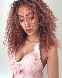 Dyed my curly hair rose gold? 11 Rose Gold Hair Colour Ideas To Try Out Over Summer 2018