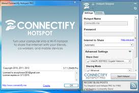 Facilitate the sharing a moment experiences and bringing people together Connectify Hotspot Pro Free Download