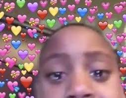 Kid Crying W Hearts Crying Meme Cute Love Memes Reaction Pictures