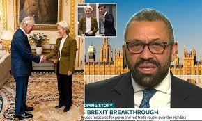 Foreign Secretary says Downing Street 'liaised with the Palace' over King  Charles meeting EU chief