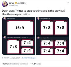 Twitter crop is how the social media platform twitter decides to crop previews of photos that people post. Luca Hammer On Twitter Only One Is Correct