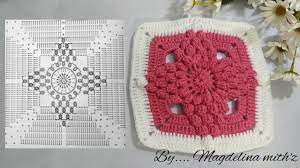 Masih dalam proses untuk disiapkan. Crochet Granny Square Toturial Mengait Motif Segi Empat Diagram Crochet Youtube