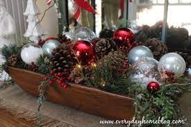 This is a christmas house tour you will want to pin! How To Make A Lighted Doughbowl The Everyday Home Christmas Arrangements Xmas Decorations Christmas Centerpieces