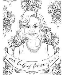 Just print, color and tape together for a quick. Coloring Page Of Michelle Obama Coloring Walls