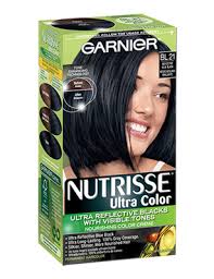 Nutrisse Ultra Color Reflective Blue Black Hair Color Garnier Blue Black Hair Color Black Hair Dye Hair Color For Black Hair