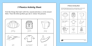 The worksheet is an assortment of 4 intriguing pursuits that will enhance your kid's knowledge and abilities. The J Sound Phonics Worksheet Primary Teaching Resources