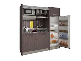 Wooden Mini Kitchen With Tambour Doors Zeus K109 By Mobilspazio Contract Mini Kitchen Kitchen Design Small Tiny House Kitchen