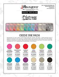 Distress Ink Color Chart Awesome 12 New Distress Oxide