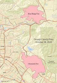 Silverado, modjeska and trabuco canyons along live oak canyon. Silverado Fire Archives Wildfire Today