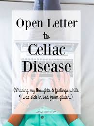 Open Letter To Celiac Disease Msmodify