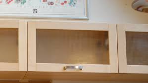 It really is just a big sheet of, what looks like, a completely flat cabinet door that matches the finish of the cabinets. Ikea Varde Wall Cabinet Hack 4 Steps With Pictures Instructables