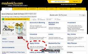 Tekan sini untuk buka akaun maybank secara online : Cara Buka Akaun Kedua Maybank Secara Online Untuk Asingkan Duit Ciktom