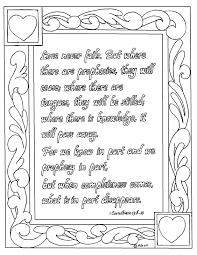 1 corinthians 13:3 some manuscripts body to the flames. Coloring Pages For Kids By Mr Adron Free Printable 1 Corinthians 13 8 10 Coloring Page