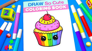 Cupcake Coloring Page For Kids Learn Colors Cupcake Coloring Pages Coloring Pages For Kids Coloring Pages